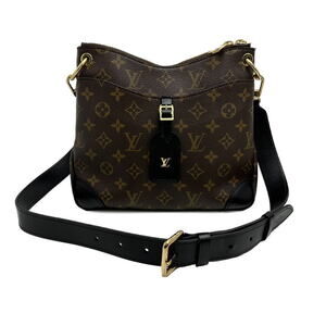 Louis Vuitton Shoulder Bag Monogram Odeon NM Noir Black
